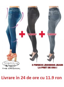 Slenlux Jeggings Jeans - 3 perechi de Jeggings la pret de 1