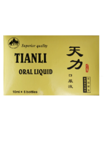 TianLi - Natural Potent - 6 Fiole - Capacel auriu