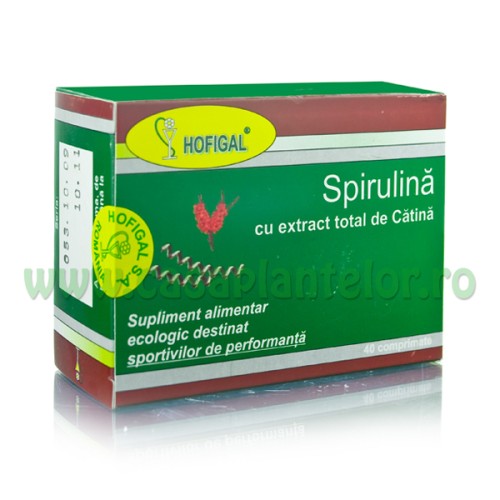 Spirulina cu extract de Catina