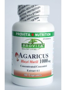 Agaricus Blazei Murill 1000 mg/90 cps - Longevitate,Imuno,Cancer 