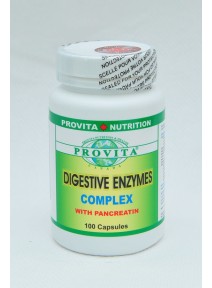 ENZIME DIGESTIVE Complex Forte-cu PANCREATIN 4x USP 100 capsule 